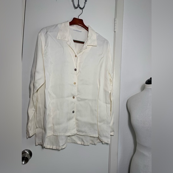 Bryn Walker, Off White, Oversized, Button Down Shirt. L